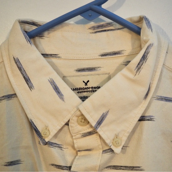 American Eagle Outfitters Button up Shirt - Yellow - Large - Picture 4 of 4